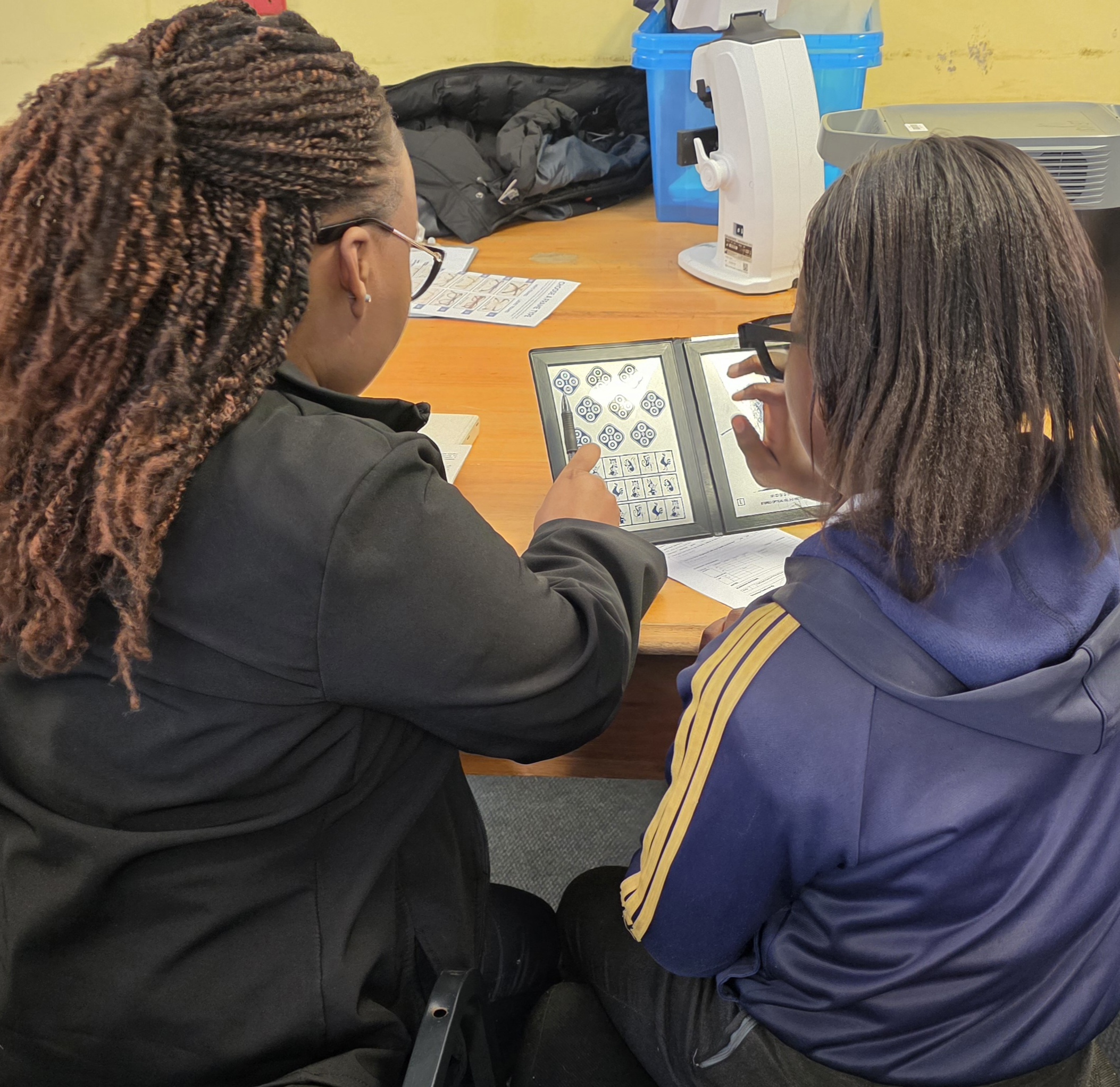 Eye Screening at the Kleinberg primary school Oceanview
